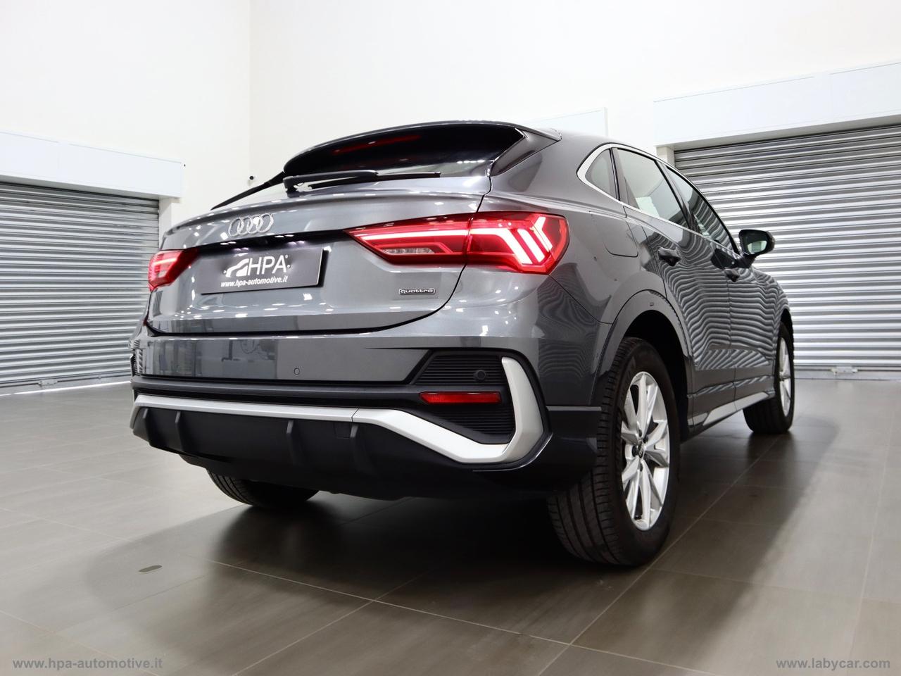 AUDI Q3 SPORTBACK 2.0TDI 200CV S-tronic S-LINE NAVI MATRIX LED PELLE QUATTRO RETROCAMERA