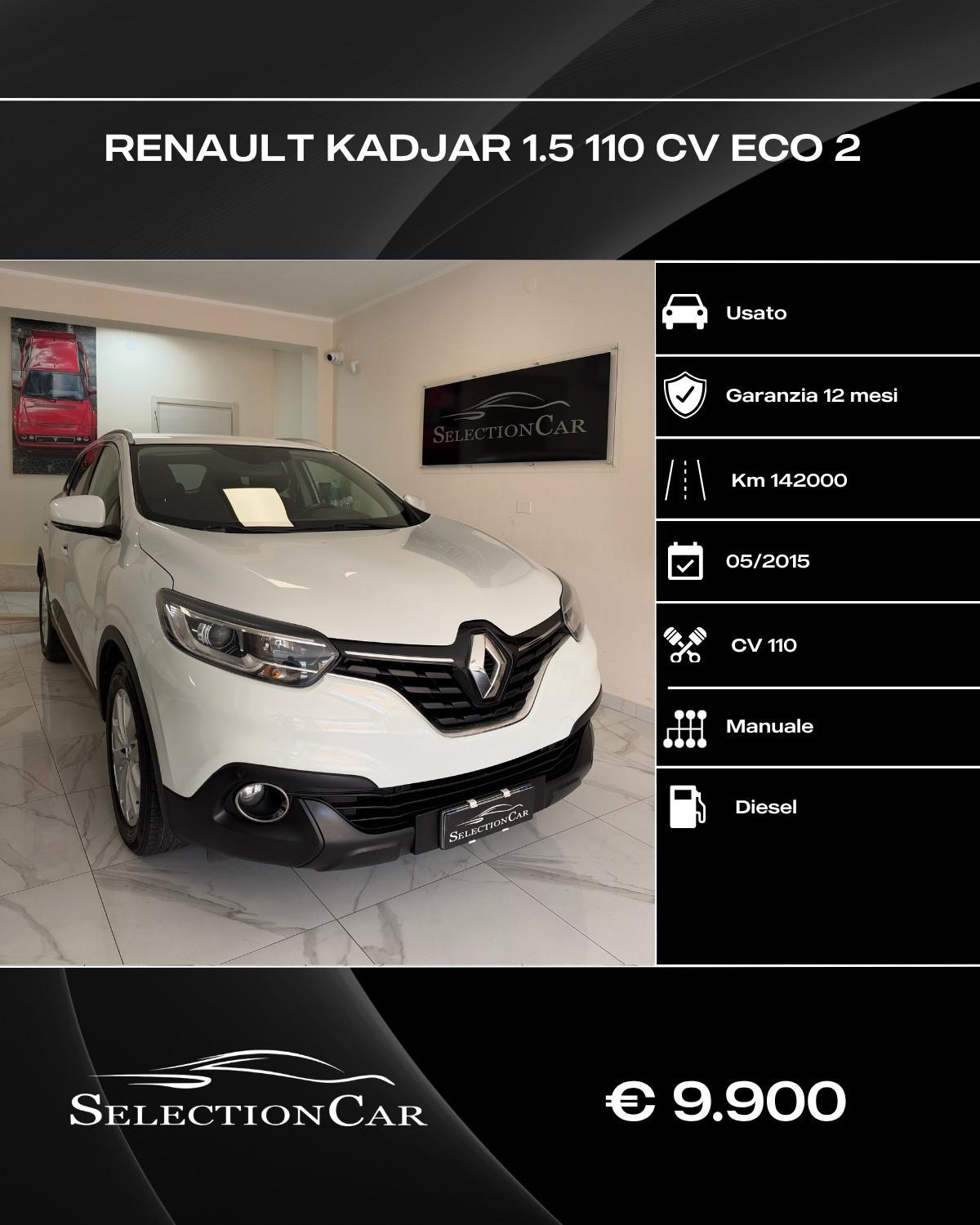 Renault Kadjar dCi 8V 110CV EDC Energy Intens