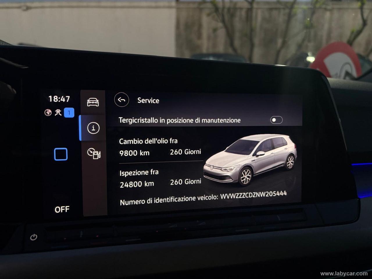 VOLKSWAGEN Golf 2.0 TDI DSG SCR Life STUPENDA COME NUOVA!