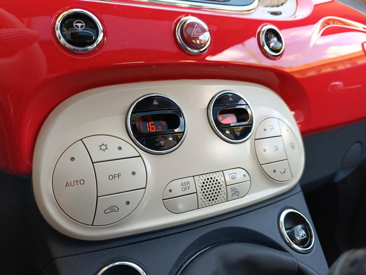 Fiat 500 1.2 Lounge Rosso Corallo km 36.317