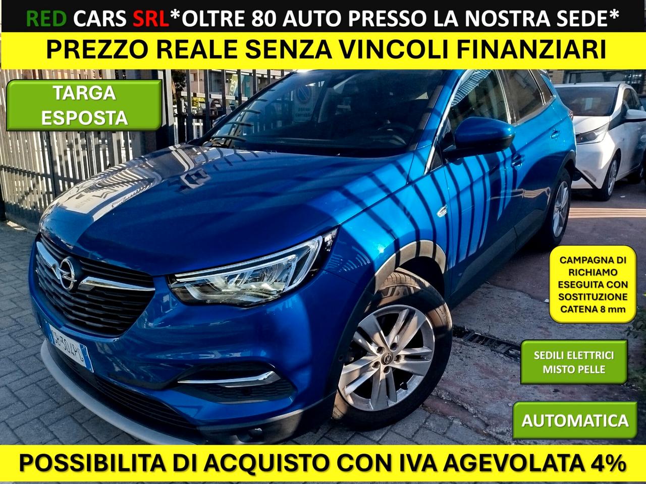 Grandland X 1.5 AUTOM *PREZZO VERO* KM CERTI- GARANZIA 12 MESI