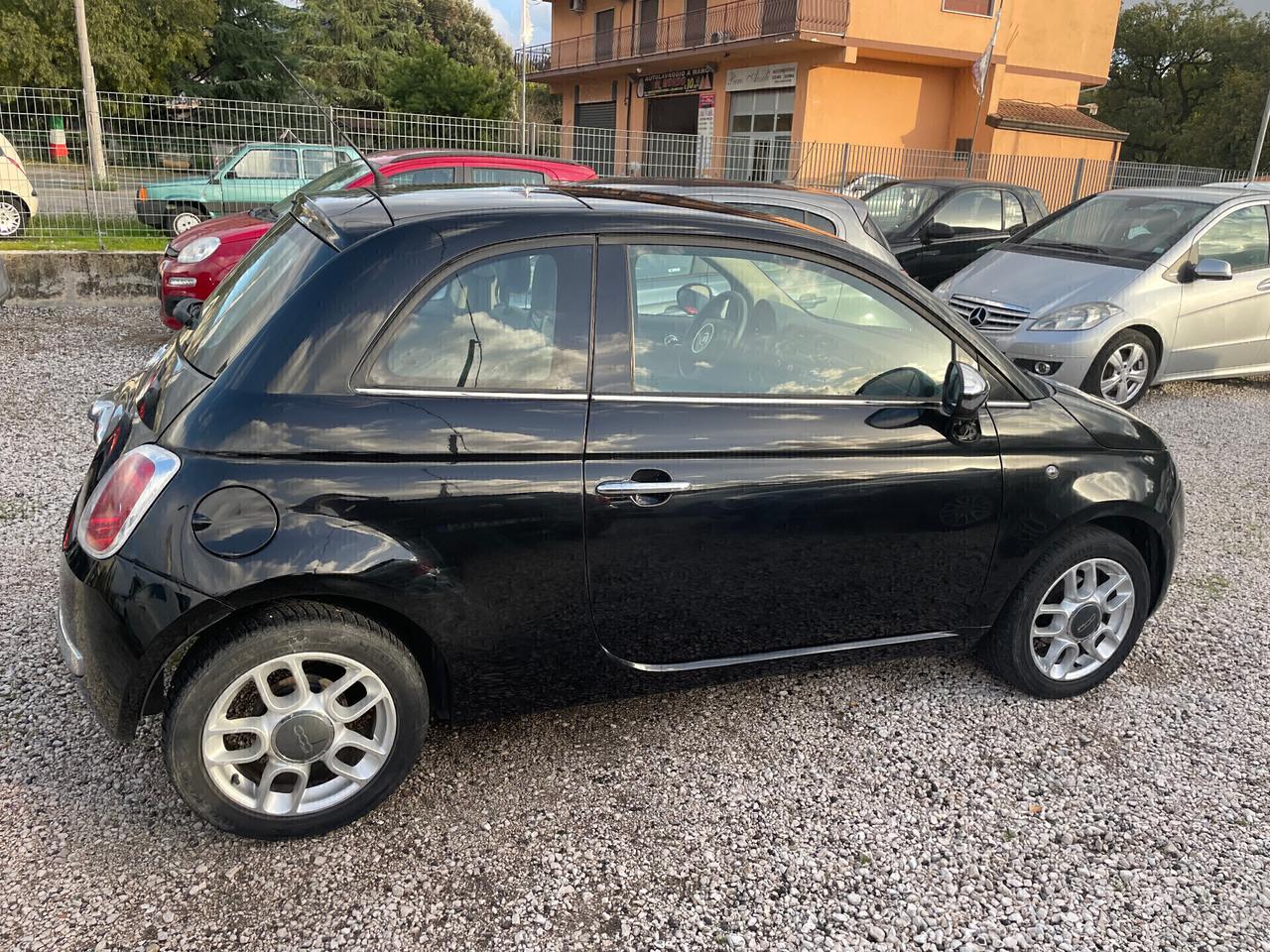 Fiat 500 1.2 BENZINA nero met. TAGLIANDO COMPLETO