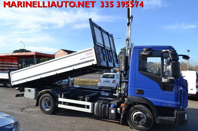 IVECO EUROCARGO 75E16 CON GRU E RIBALTABILE TRILATERALE