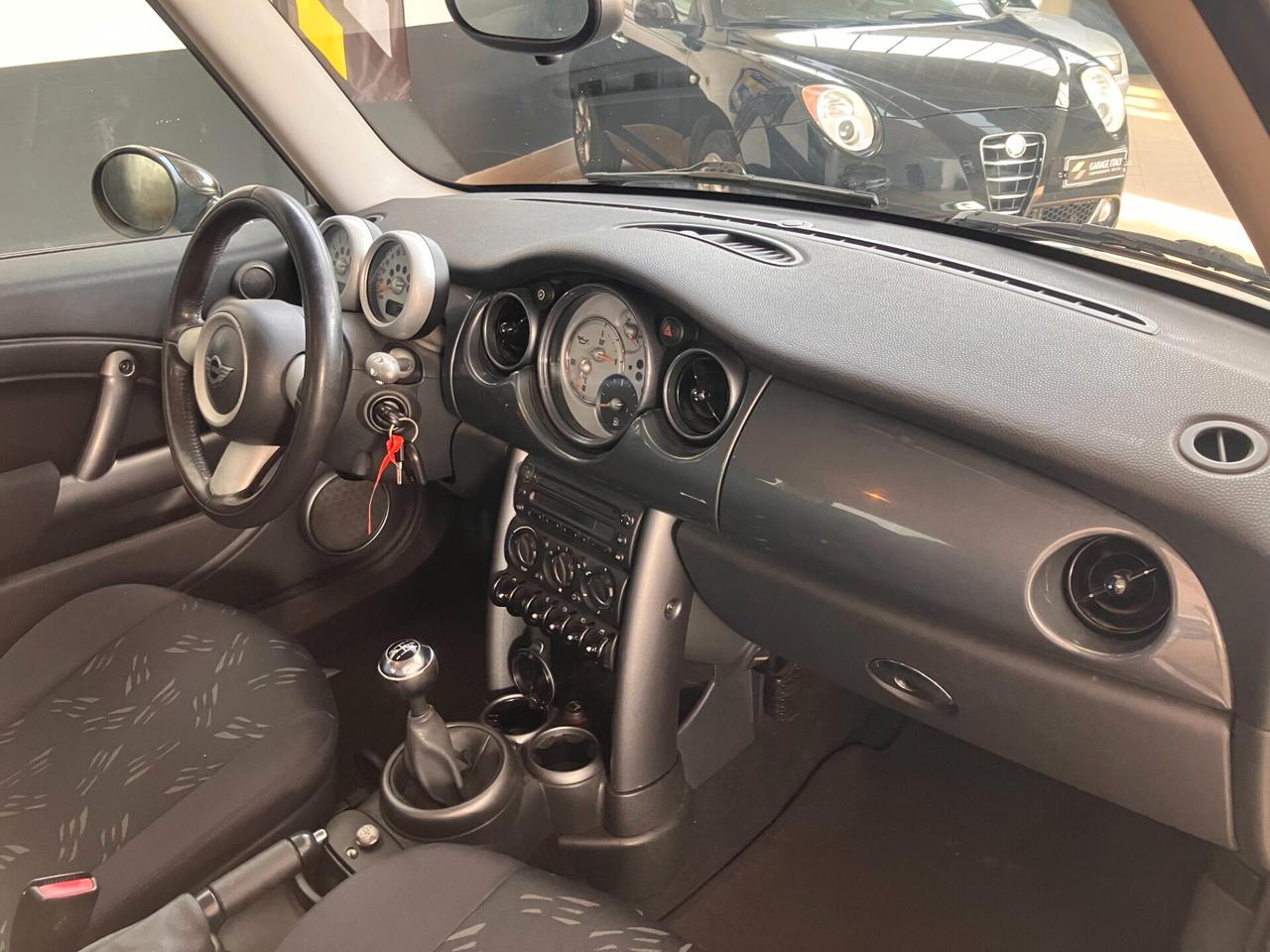 Mini 1.6 One, 90cv, NEOPATENTATI, GIA' VENTENNALE