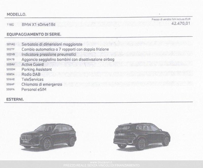 BMW X1 X1 sDrive 18d xLine