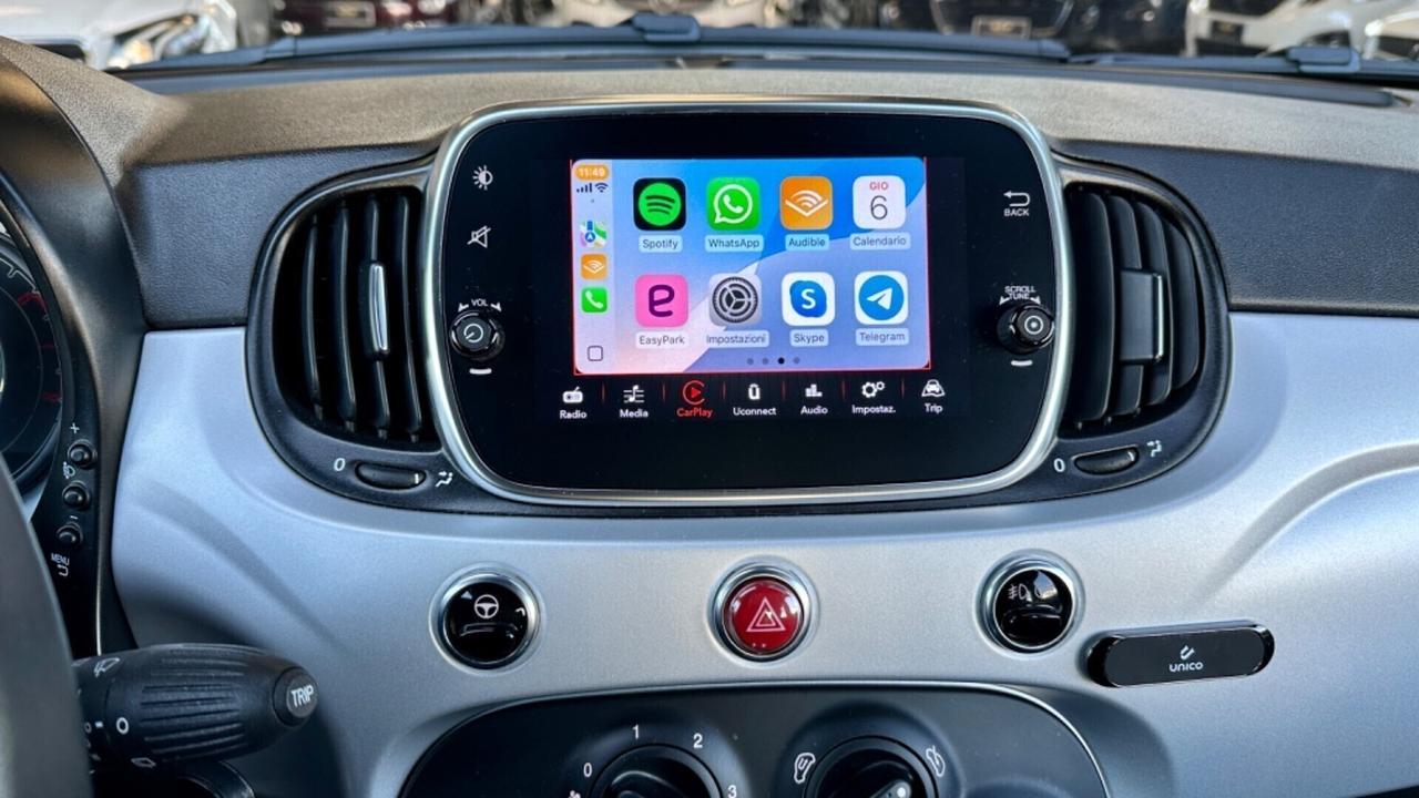 Fiat 500 1.0 Hybrid Hey Google