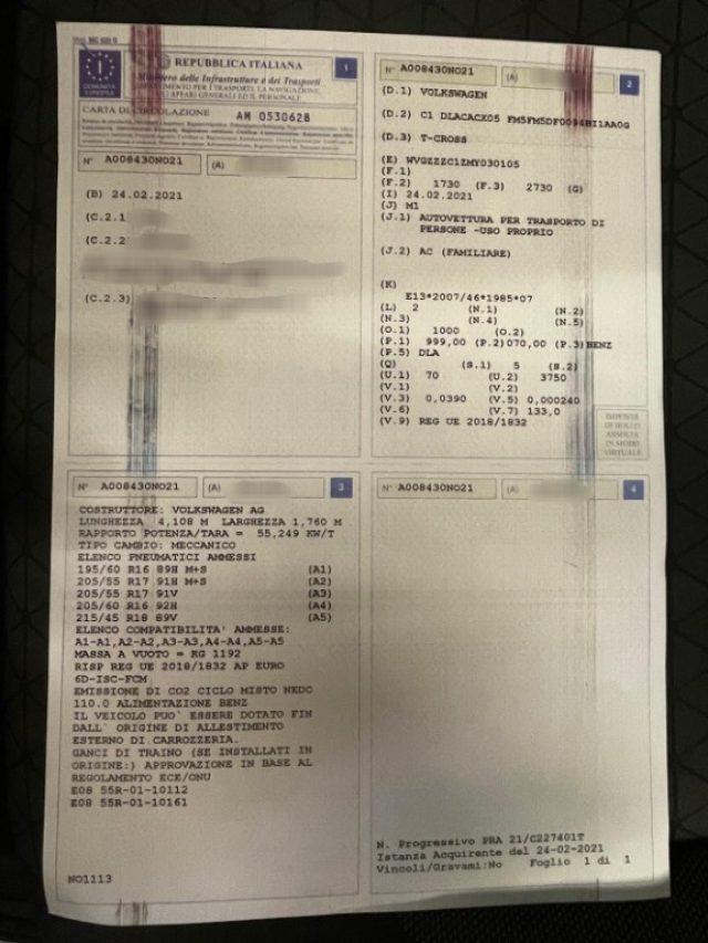 VOLKSWAGEN T-Cross 1.0 TSI Style BMT