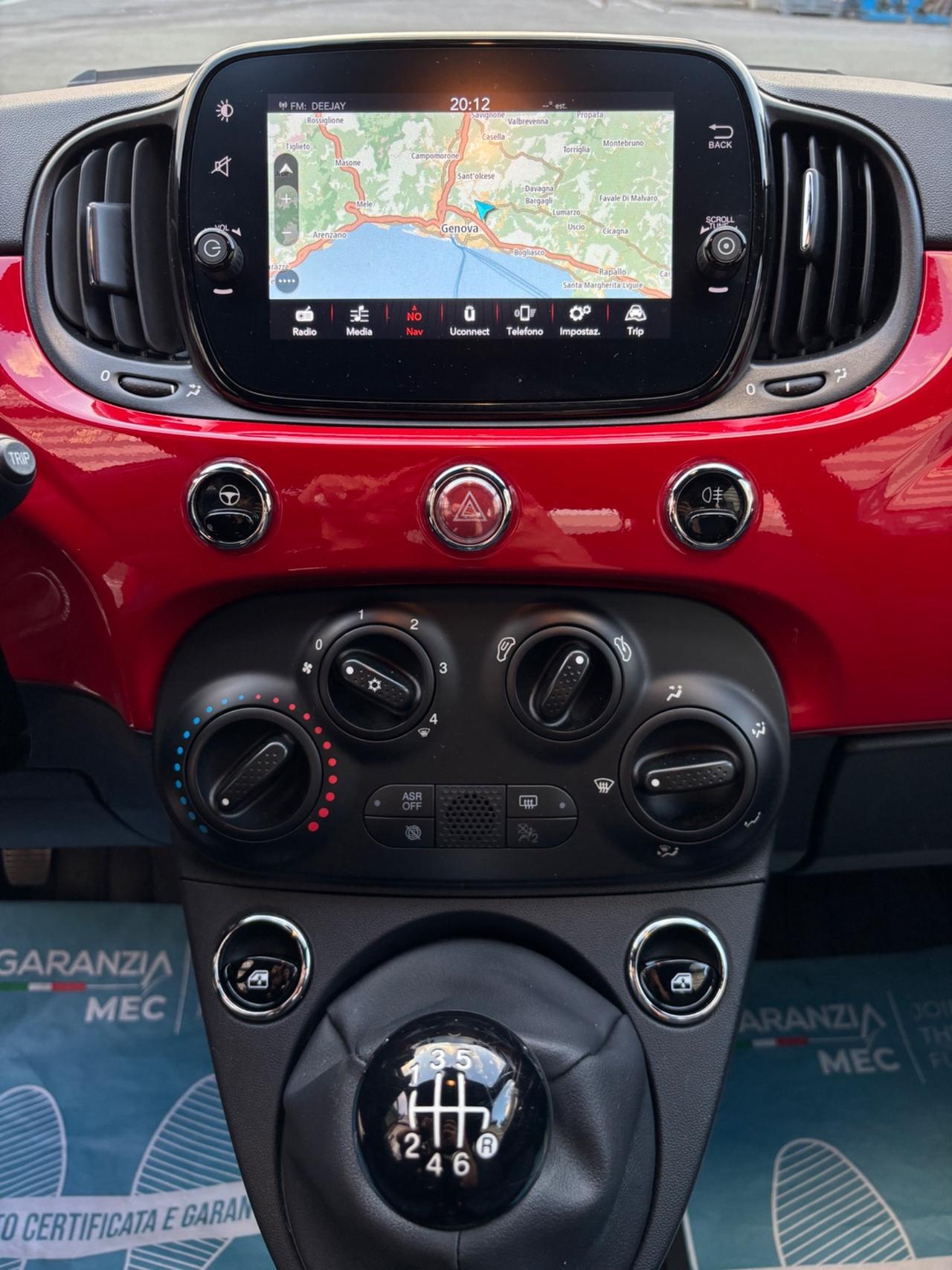 FIAT 500 1.0 BENZINA/IBRIDO LOUNGE 70cv PERFETTA