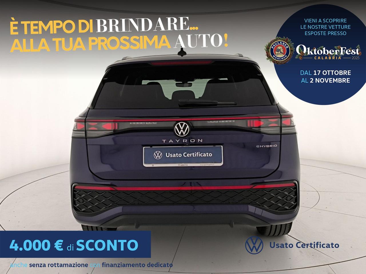 Volkswagen Tayron 1.5 tsi ehybrid r-line plus 204cv dsg