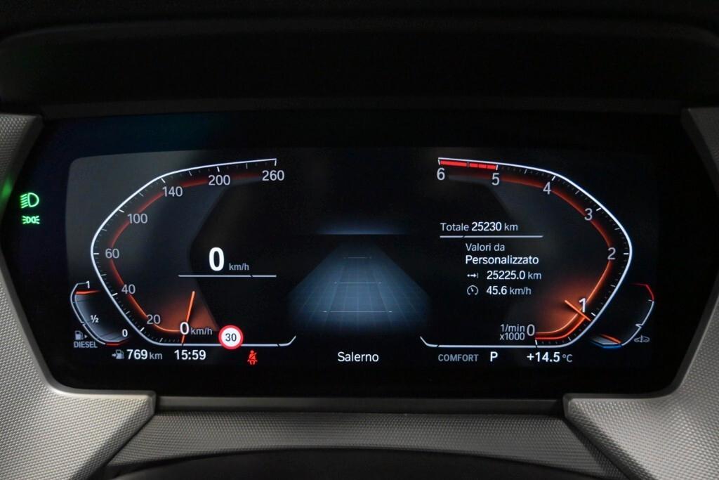 BMW 116D 115CV STEPTRONIC BUSINESS ADVANTAGE ( FARI LED - BMW DIGITAL COCKPIT - NAVI - MIRROR - PARK ASSISTANT - TELECAMERA POST. - CERCHI 17 )