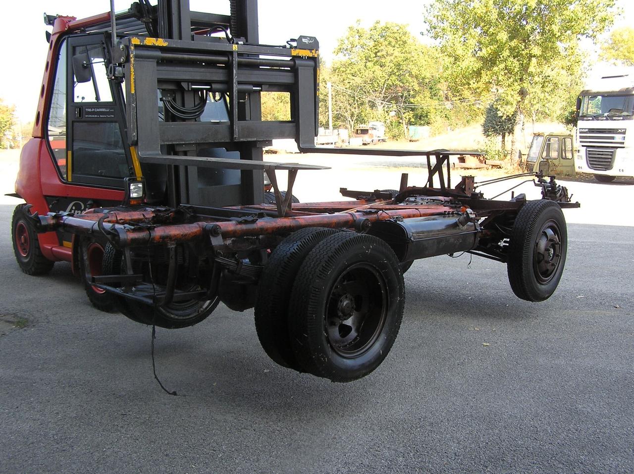 Autotelaio AUTOBIANCHI VISCONTEO con cambio e ponte posteriore.