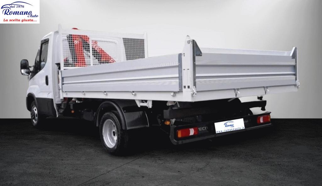 New Iveco Daily 35 C18 C.Autom#Cassone Ribaltabile#GRU FASSI!