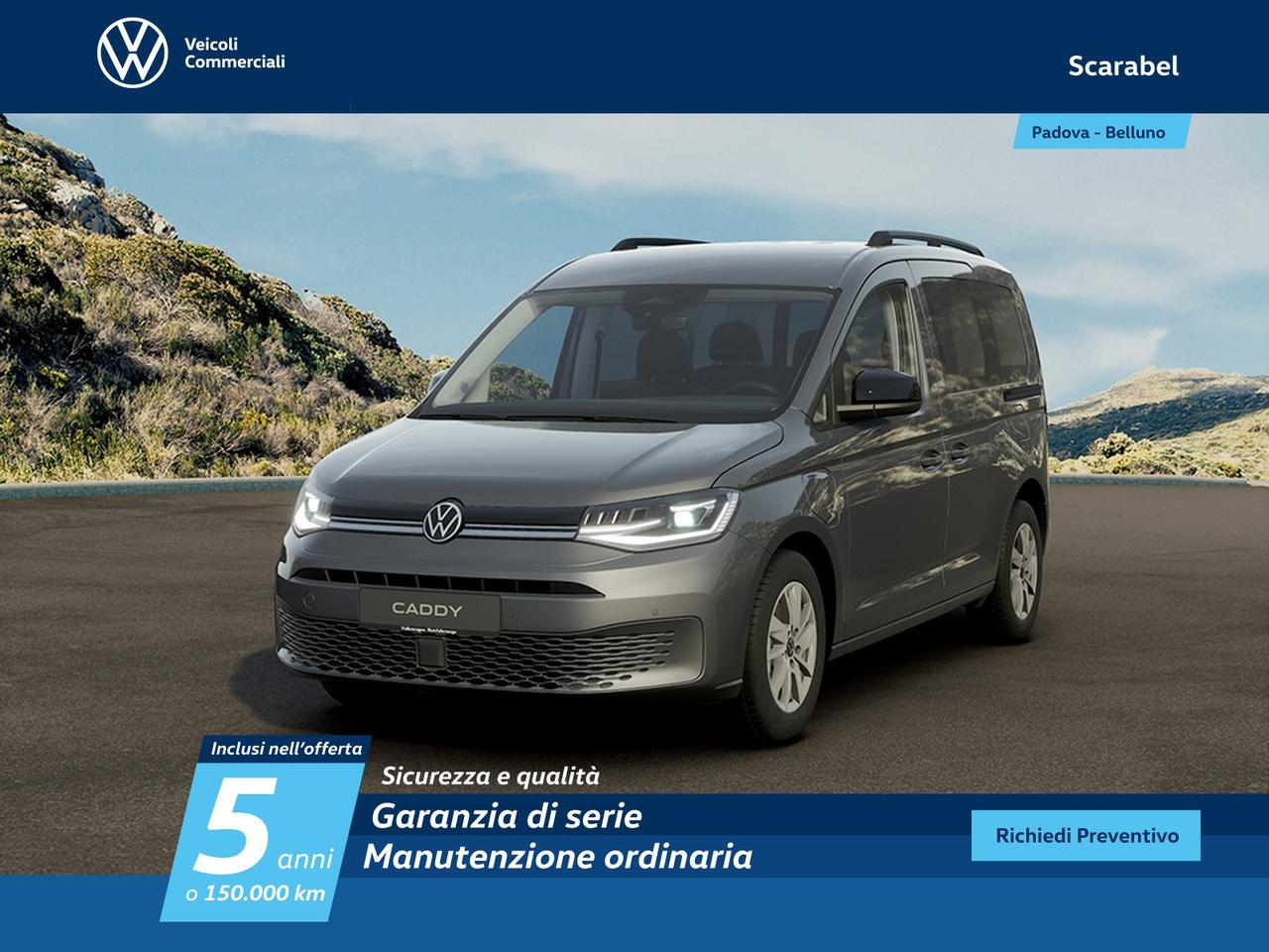 Volkswagen Caddy 1.5 phev 150cv life dsg