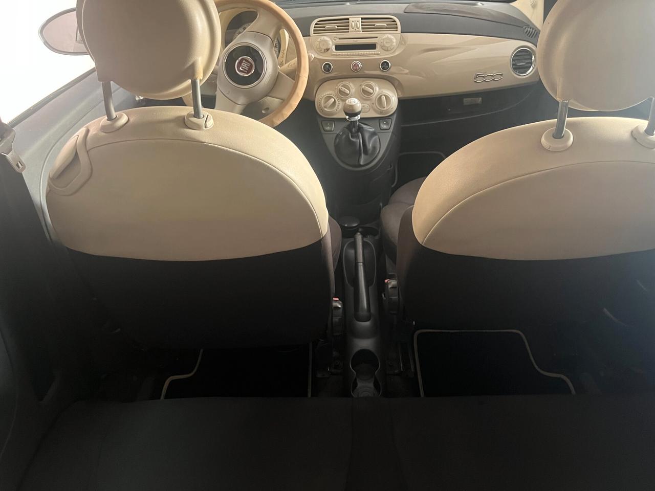 PERFETTA FIAT 500 1.2 Benz.(KM ORIGINALI) F/Optional