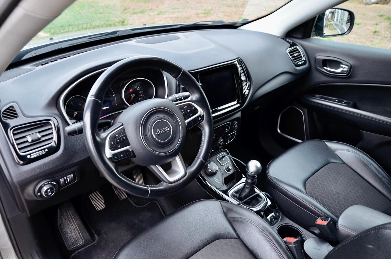 JEEP COMPASS 2.0 MJT NIGHT EAGLE 4WD 140cv, UFF ITALIANA, EURO 6D, SERVICE DIMOSTRABILI, NAVI, RETROCAMERA, APPLE ANDROID, PERMUTE