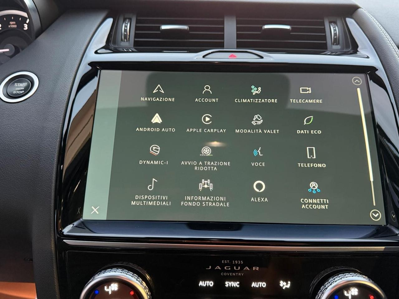 JAGUAR E-PACE 2.0D AWD R-DYNAMIC BLACK MHEV 204CV TETTO PELLE NAVI ANNO 2022