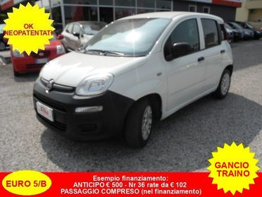 FIAT Panda 1.3 MJT S&S VAN - GANCIO TRAINO - OK NEOPATENTATI