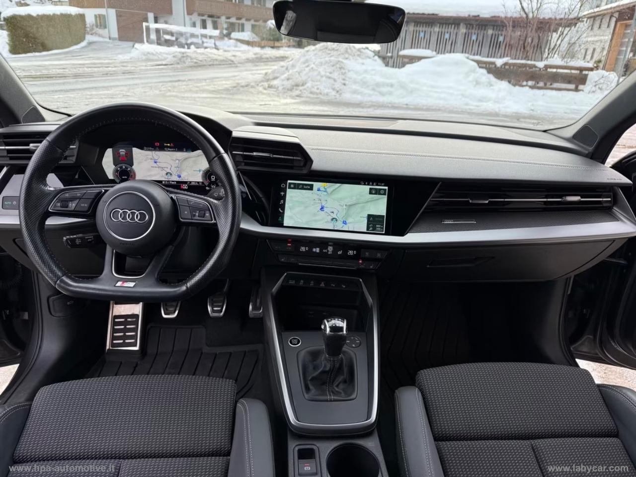 AUDI A3 SPORTBACK 2.0TDI S-line MATRIX B E O PELLE NAVI VIRTUAL RETROCAMERA