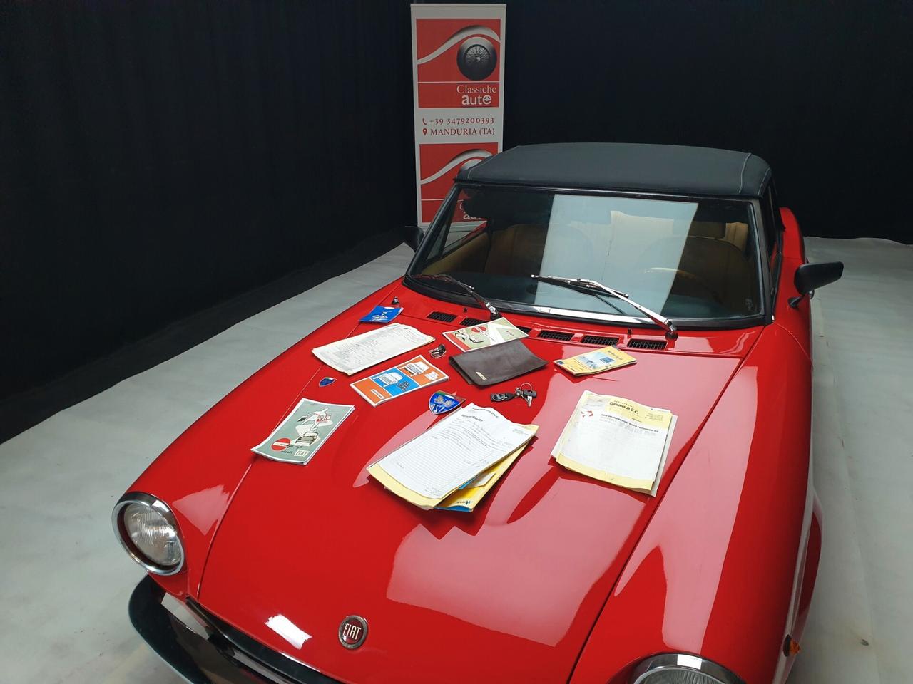 Fiat 124 Spider certif. ASI con C.R.S.