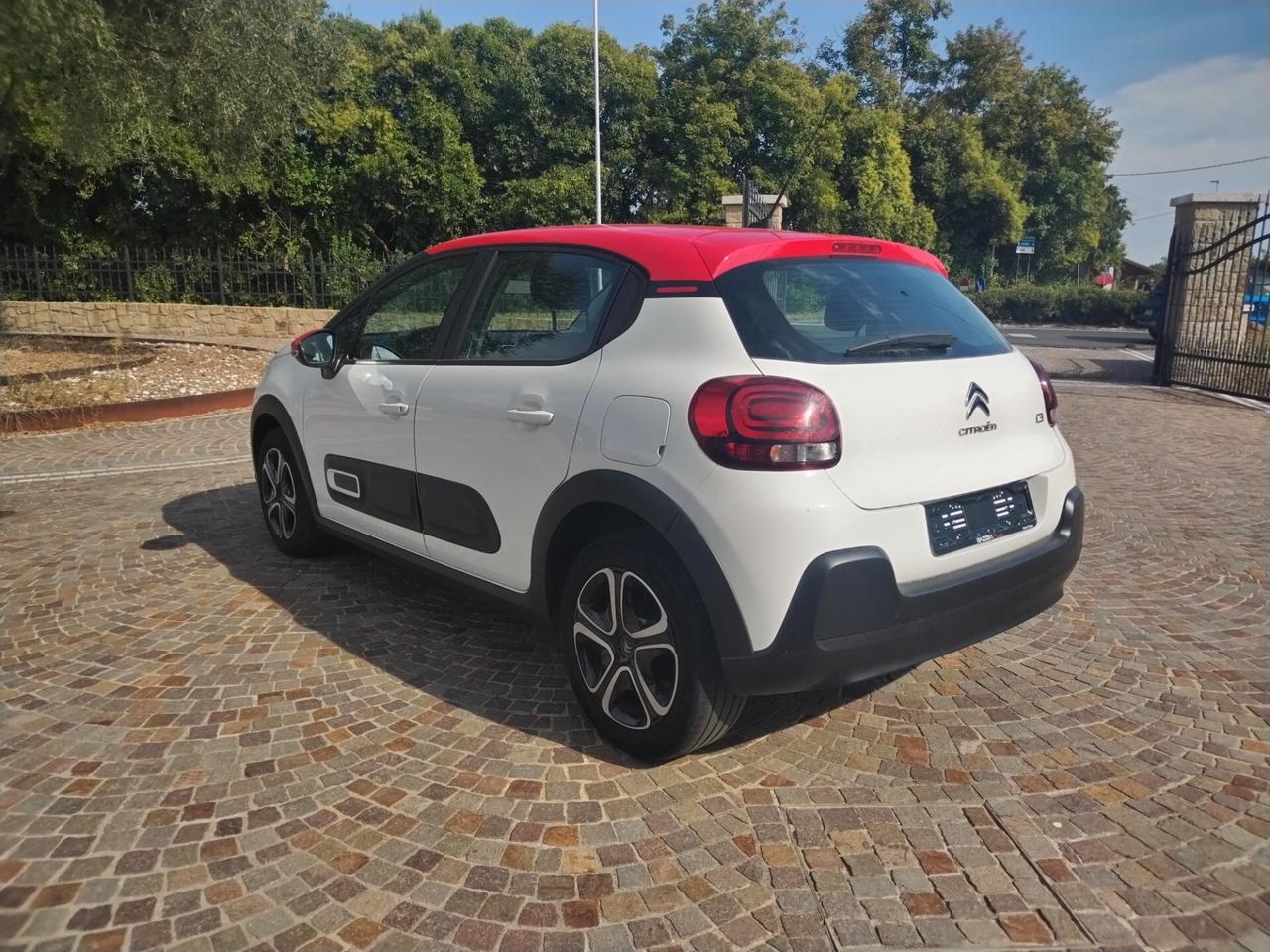 Citroen C3 tetto rosso