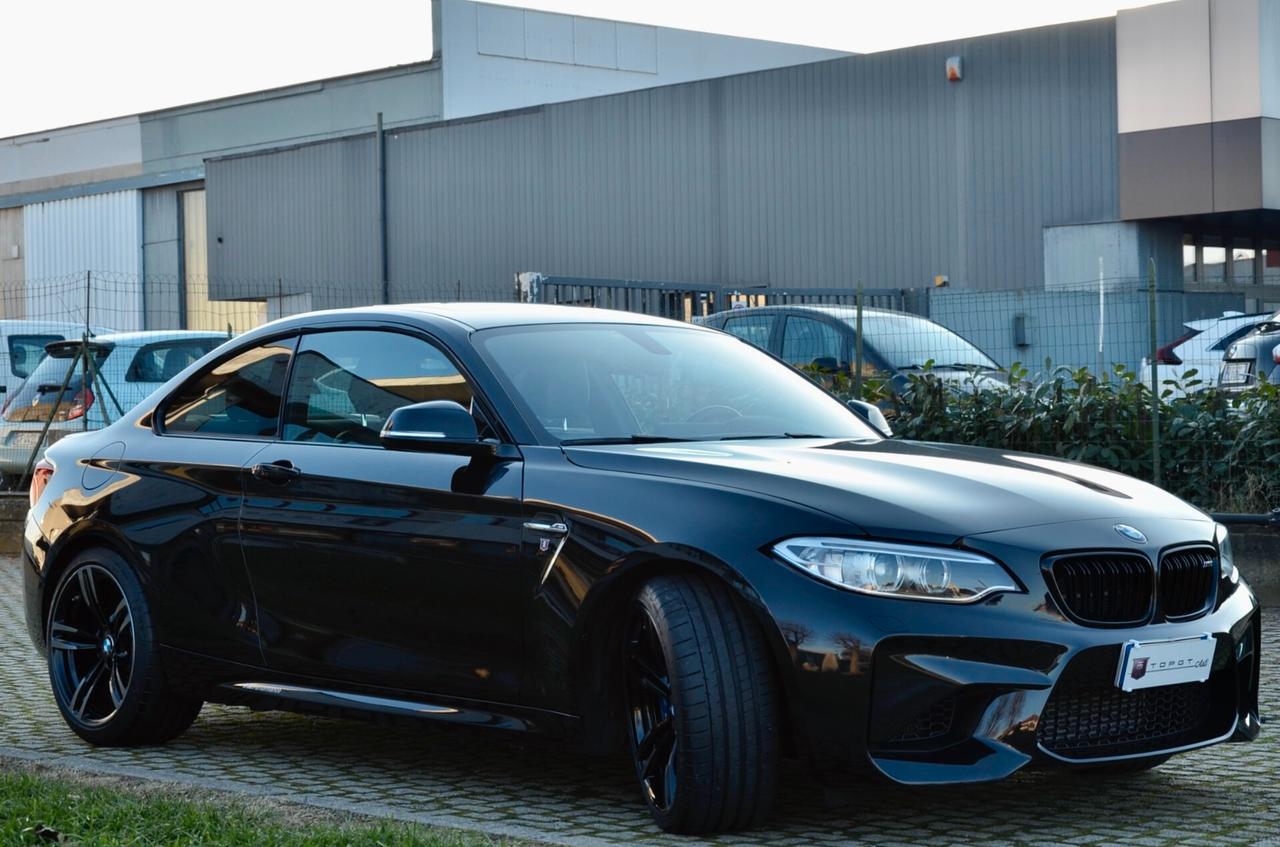 BMW M2 COUPE 3.0 DKG 370cv, ECCELLENTI CONDIZIONI, UFF ITALIANA, TUTTI SERVICE UFF BMW, EURO 6B, SCARICO, HARMAN KARDON, PERMUTE