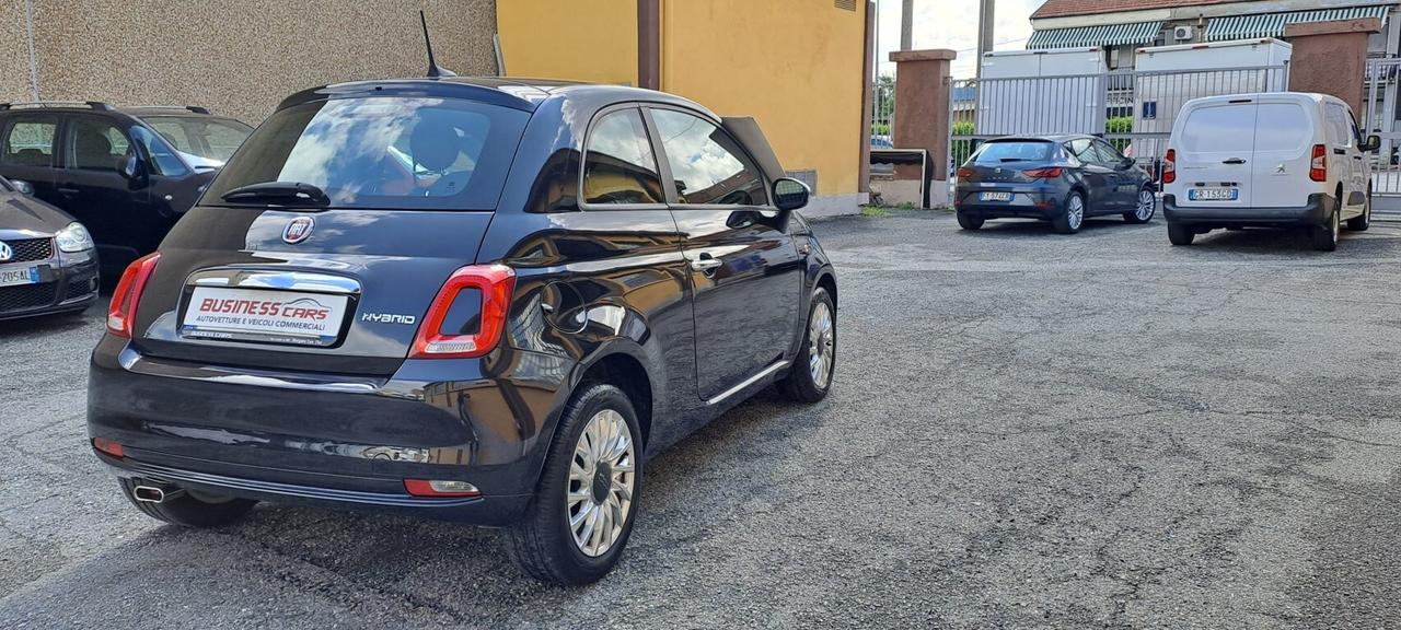 Fiat 500 1.0 Hybrid Lounge 70 CV 6 MARCE - KM. 15.000 - AUTO PER NEOPATENTATI!