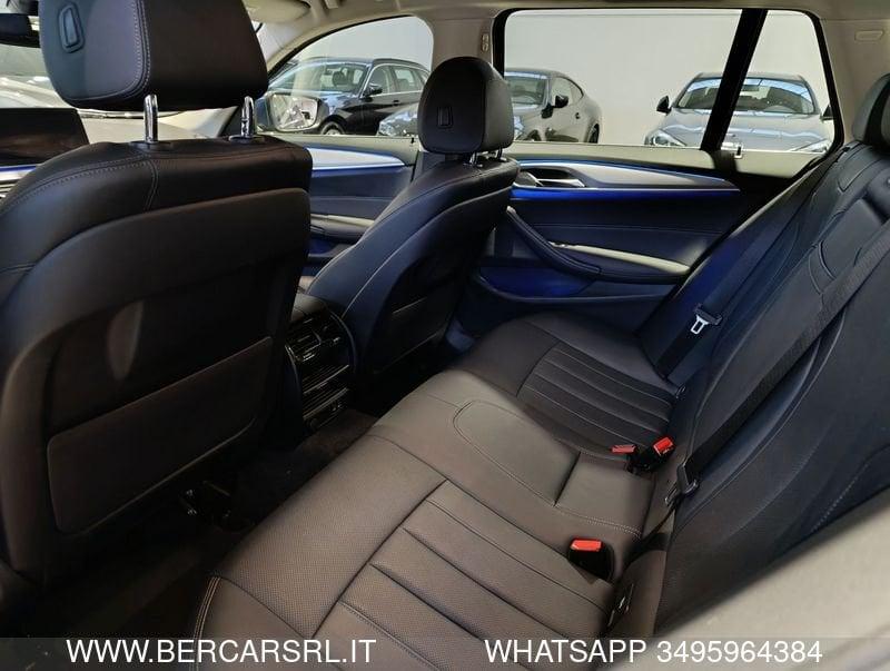 BMW Serie 5 520d 48V xDrive Business*LED*PACCHETTO LUCI*SEDILI IN PELLE*PDC*TELECAMERA*