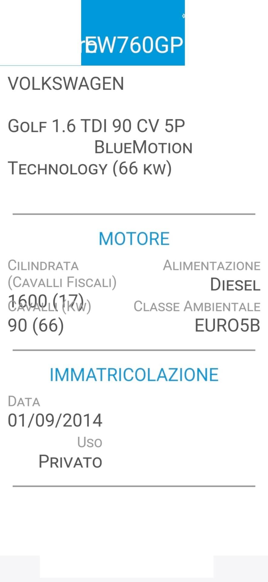 VOLKSWAGEN GOLF-7-1,6 TDI-CINTA DISTRI-NAVI-TELECA