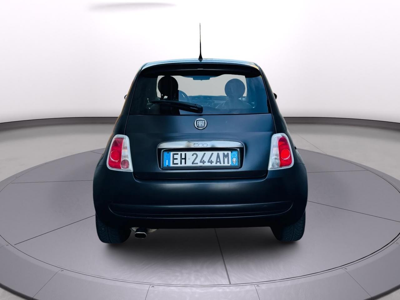 Fiat 500 S 1.2 benzina fine 2011 total black neo patentati