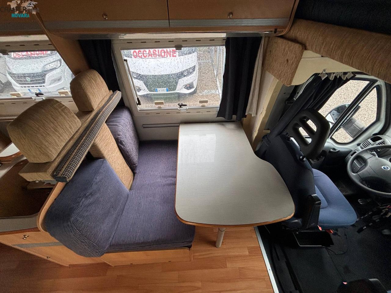 ELNAGH SUPER D 111 c - mansardato con letti a castello in coda e garage a volume variabile
