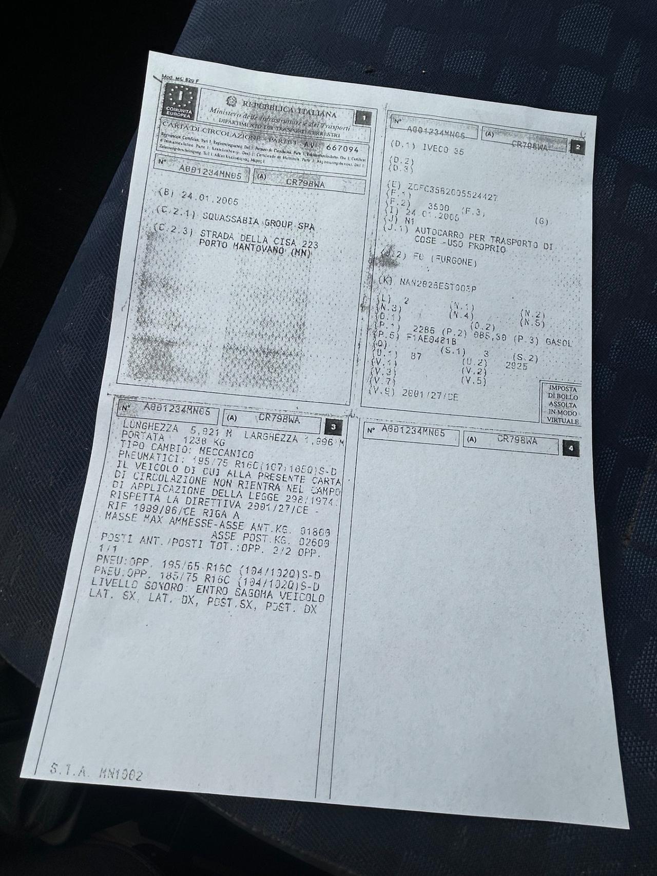 Daily Iveco del 2005 in saldo 798