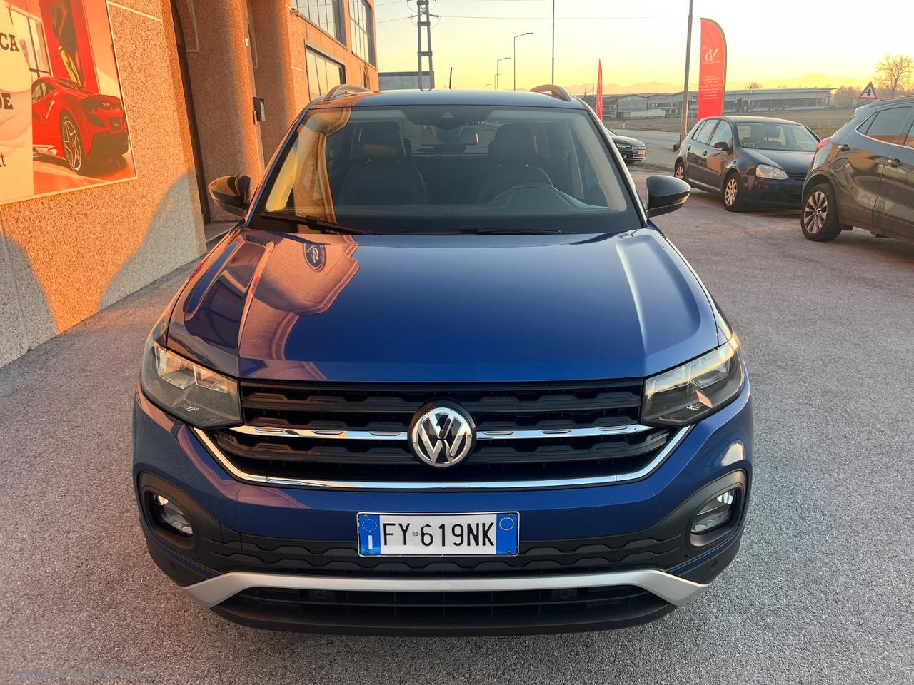 VOLKSWAGEN T-Cross 1.0 TSI Style BMT SOLO KM.26000 CERCHI 17 TELECAMERA