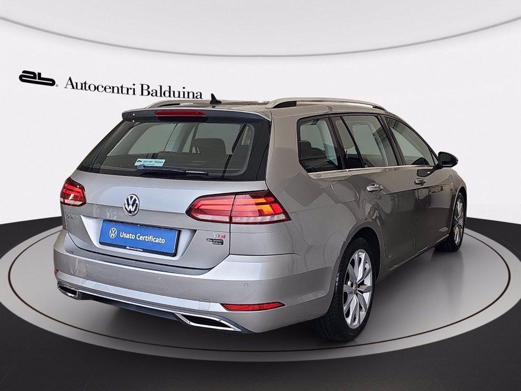 VOLKSWAGEN Golf variant 1.6 tdi executive 115cv del 2017