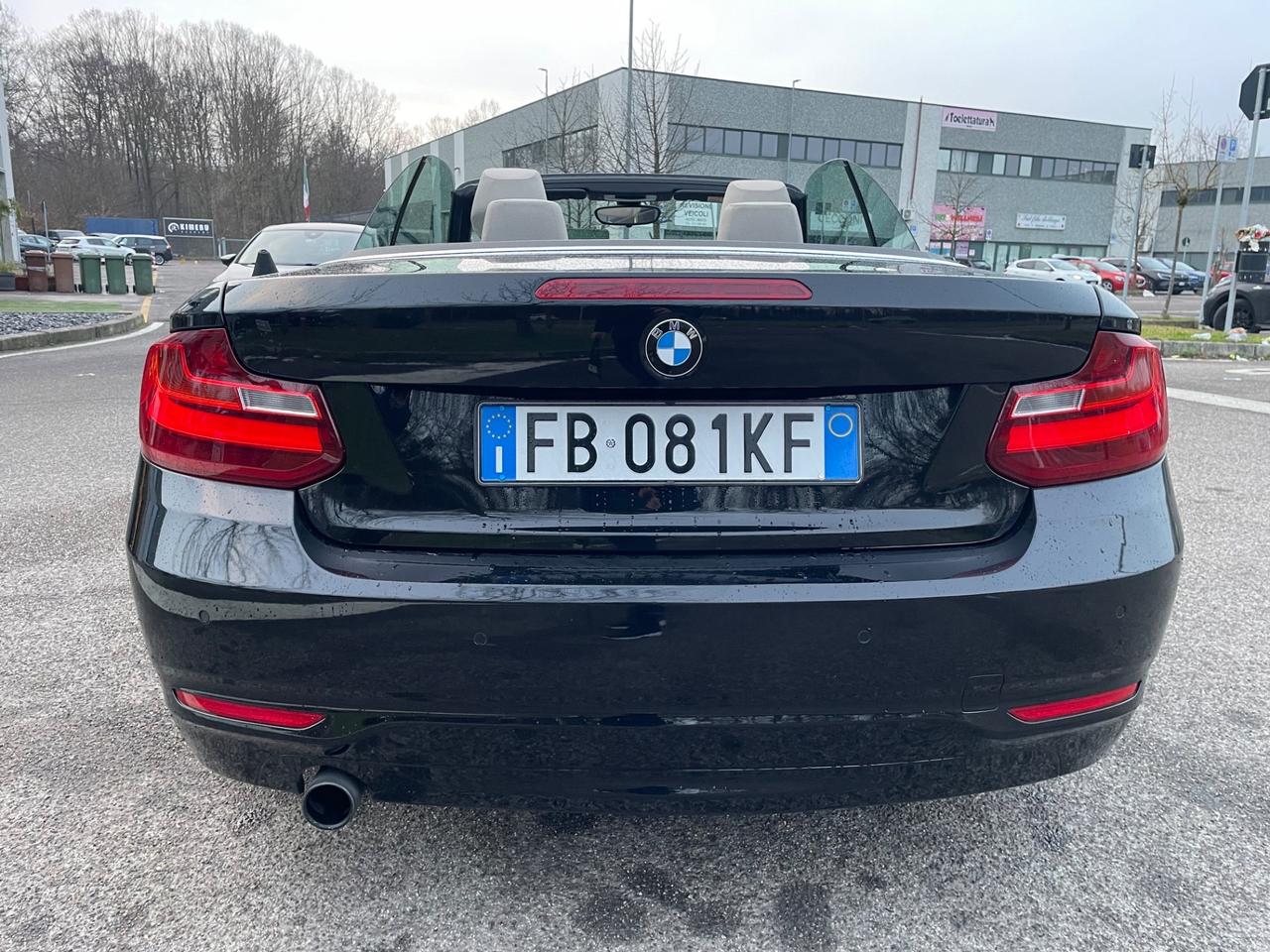 Bmw 218 218i Cabrio*Neopatentati*Solo 113000km*