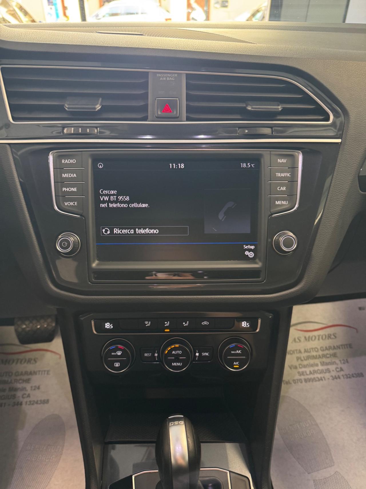 VW TIGUAN 2.0 TDI 150 CV DSG FINANZIABILE