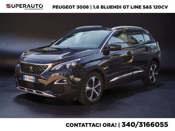 Peugeot 3008 1.6 bluehdi GT Line s&s 120cv eat6
