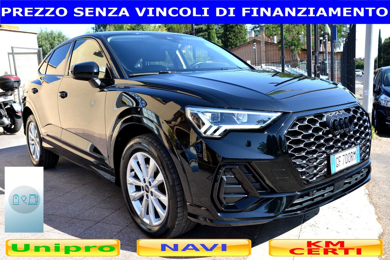 Audi Q3 45 1.4 TFSI 150CV PLUG-IN SPORTBACK **PREZZO VERO