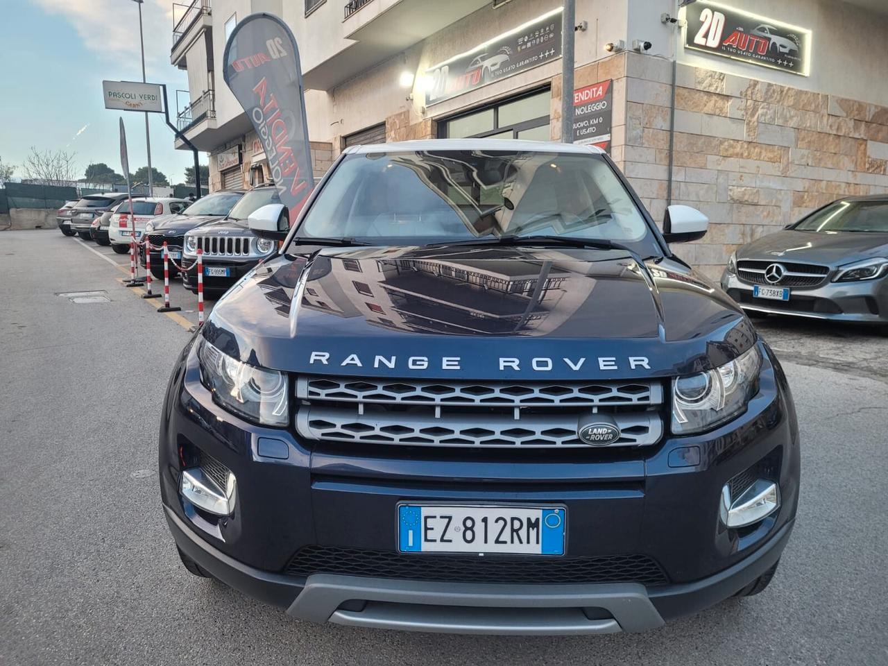 Land Rover RR Evoque 2.2 TD4 Prestige * 2015 * Bicolore blu tetto bianco * Garantita 12 Mesi