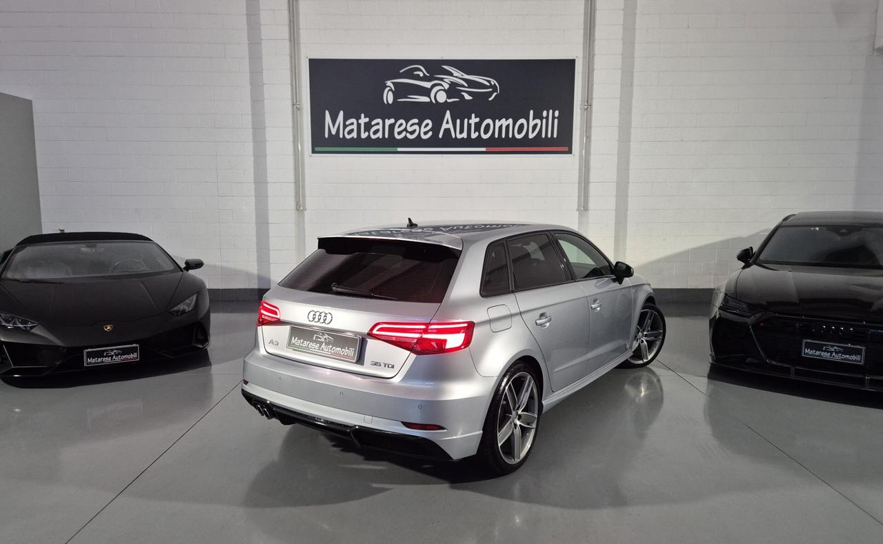 Audi A3 SPB S-Tronic S-Line 2.0cc 150cv 1 Proprietario