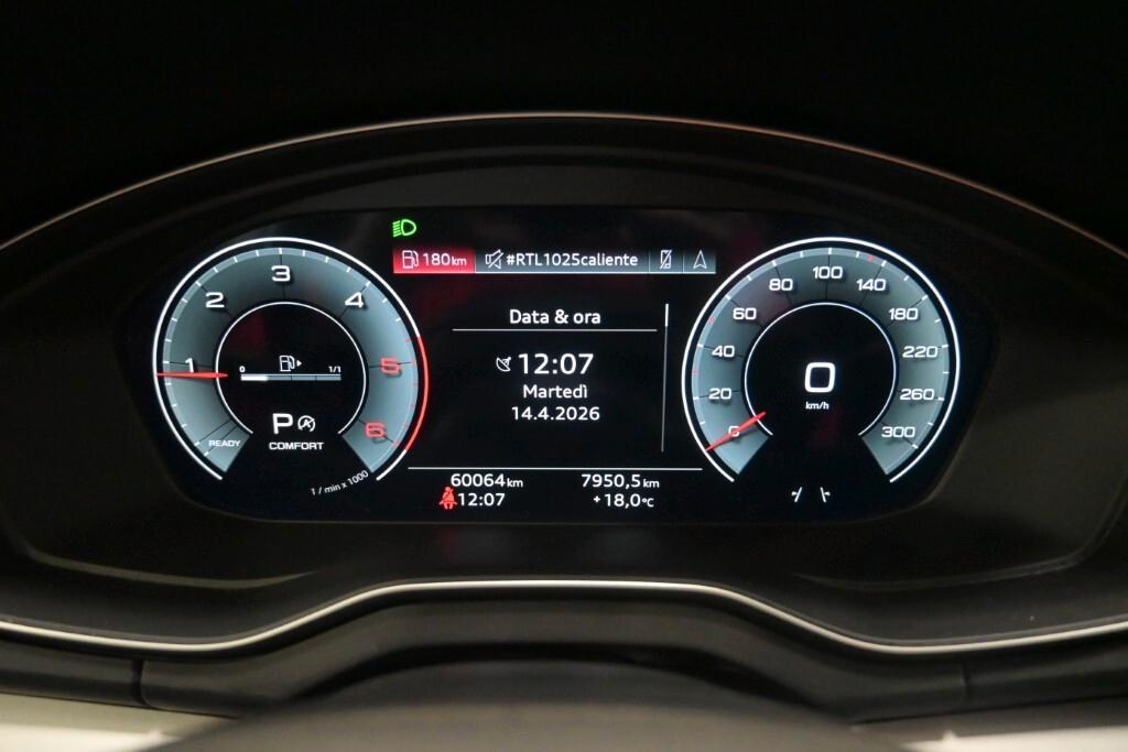 AUDI Q5 SPORTBACK 40 TDI 204CV S-TRONIC QUATTRO BUSINESS ADVANCED ( FARI LED - VIRTUAL COCKPIT - CLIMA TRIZONA - CRUISE - NAVI - MIRROR - PDC - TELECAMERA POST. - CERCHI 18 )