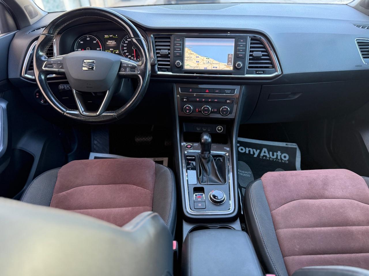 Seat Ateca TDI Xcellence 4drive dsg CON 60000 KM CERTIFICATI SEAT,TETTO APRIBILE.TELECAMERA,NAVIGATORE