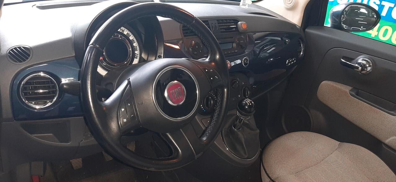 Fiat 500 1.2 Sport auto per nuovi patentati tagliandata