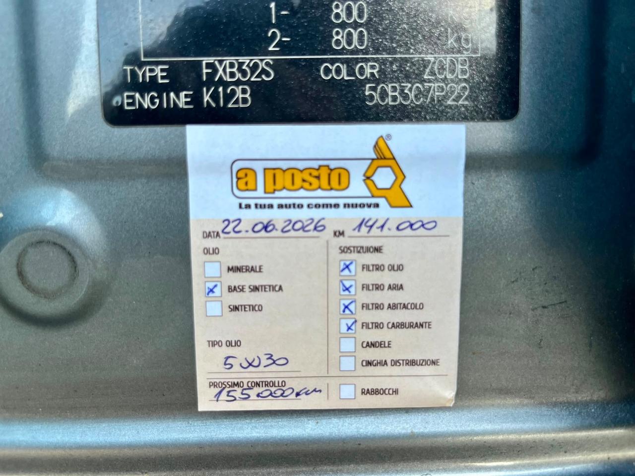 Opel Agila 1.2benz 2011 141.000km cambio automatico perfetta