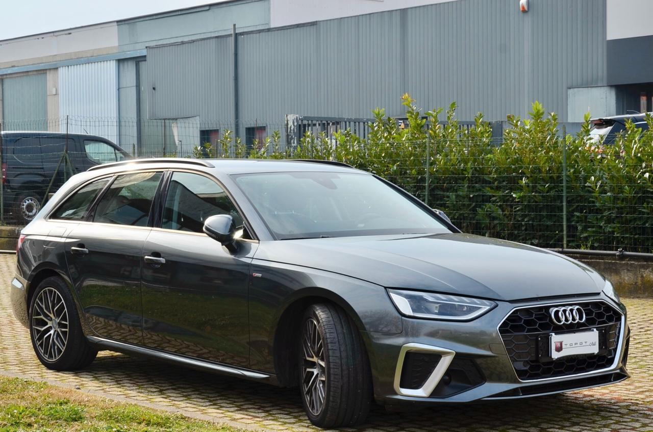 AUDI A4 AVANT 35 2.0 TDI MHEV S-LINE EXT 163cv S-TRONIC, EURO 6D, FARI LED, PELLE, PERMUTE