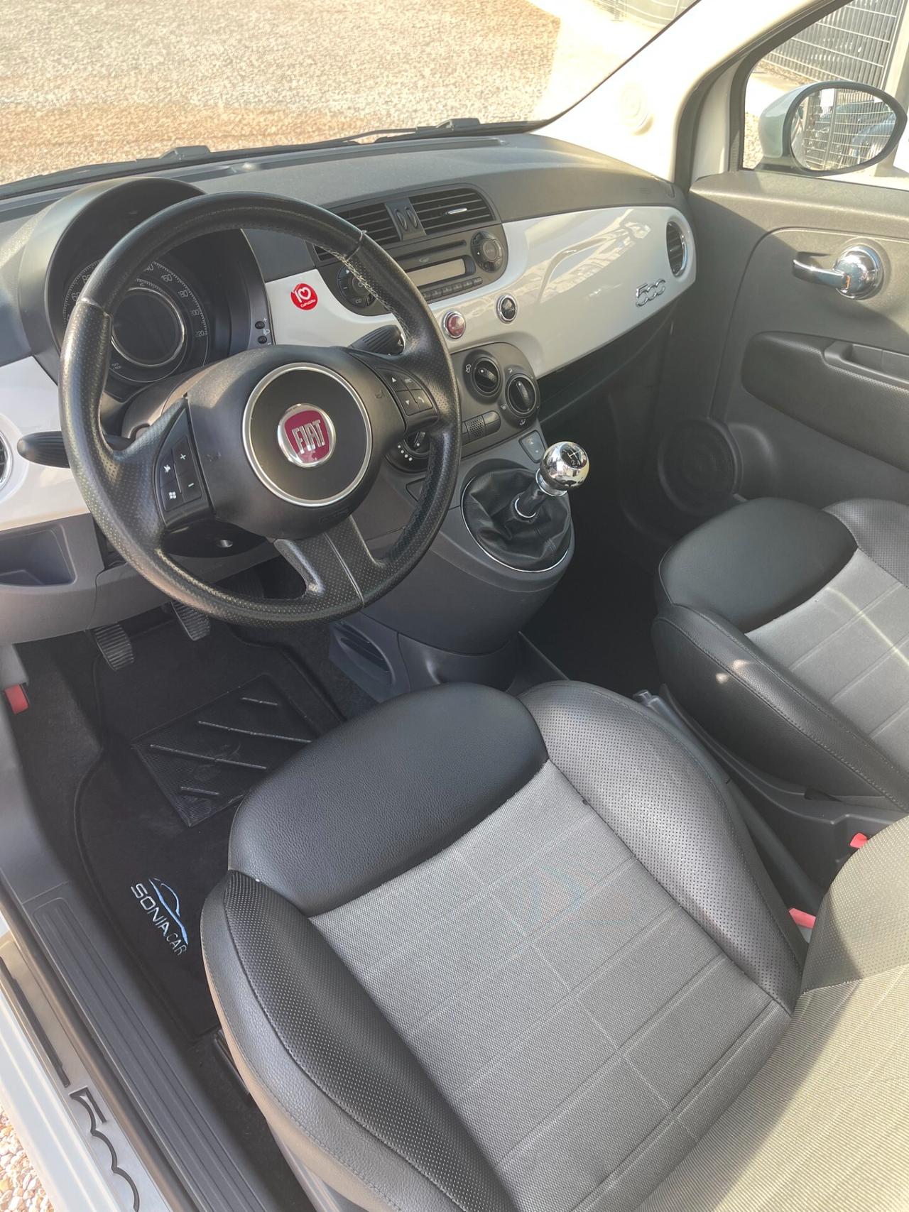 Fiat 500 1.2 Sport NEO PATENTATI CLIMA CERCHI MULTIFUNZIONE FARETTI