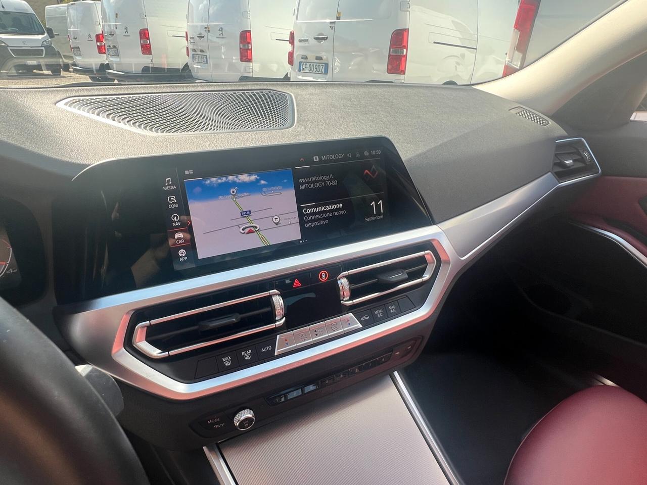 Bmw 320d Sport Automatica Pelle Rossa Berlina