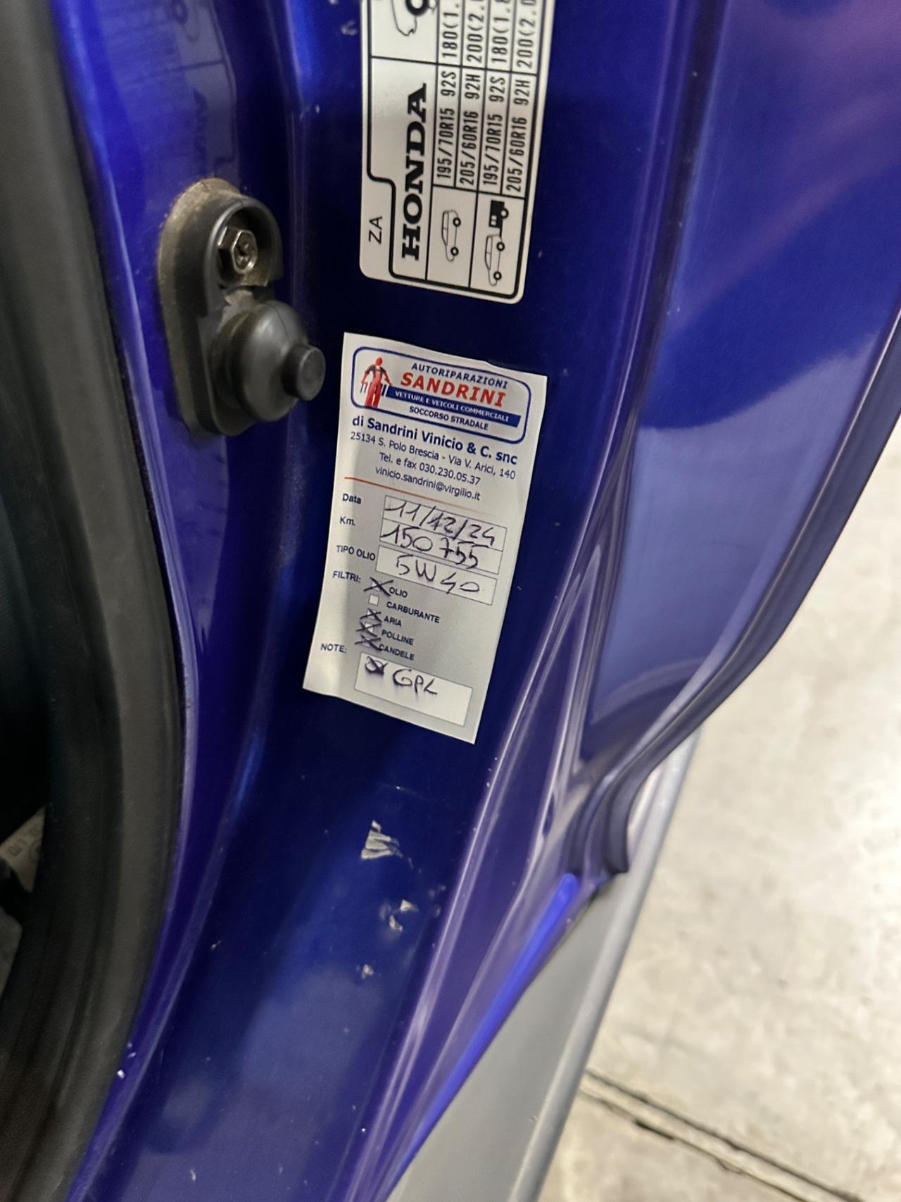 Honda HR-V 1.6i 16V cat 3 porte Benzina GPL
