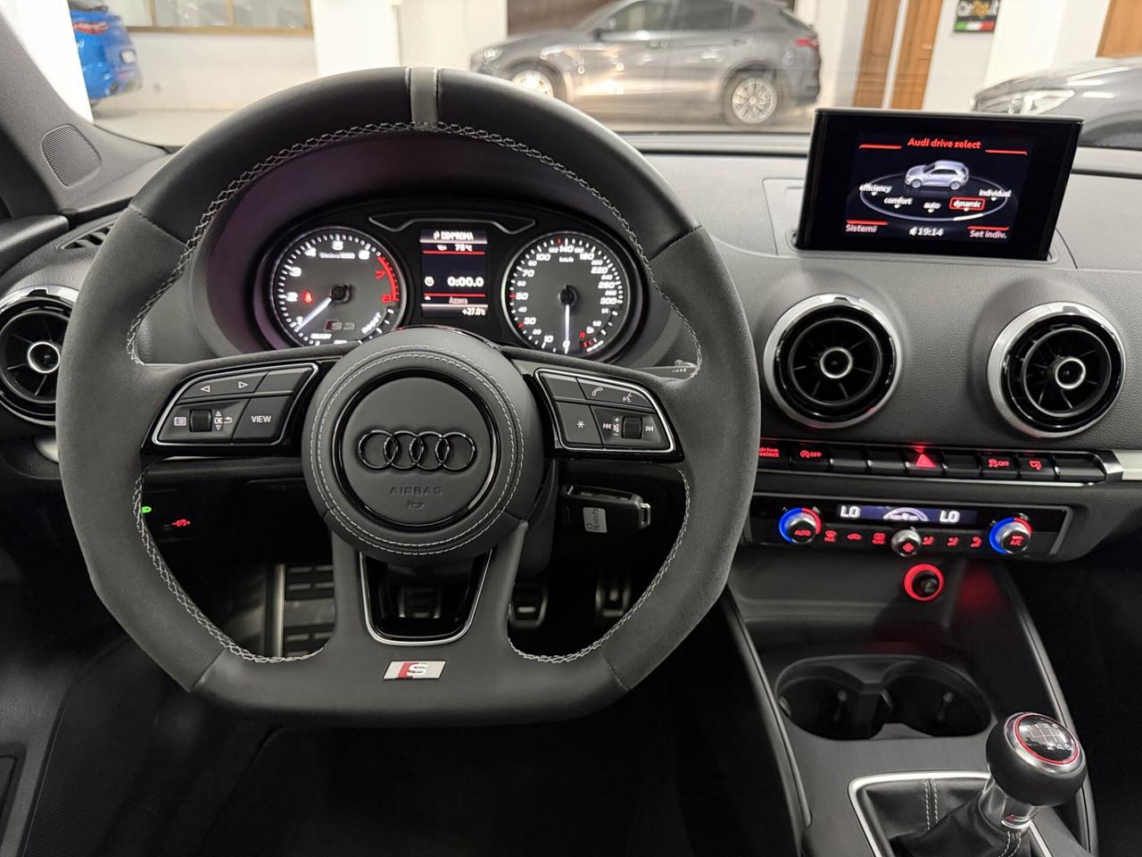 Audi A3 S3 2.0 TFSI 300 CV QUATTRO 3P RETROCAMERA PELLE ALCANTARA BIXENO ALLARME SUBWOOFER RUOTINO