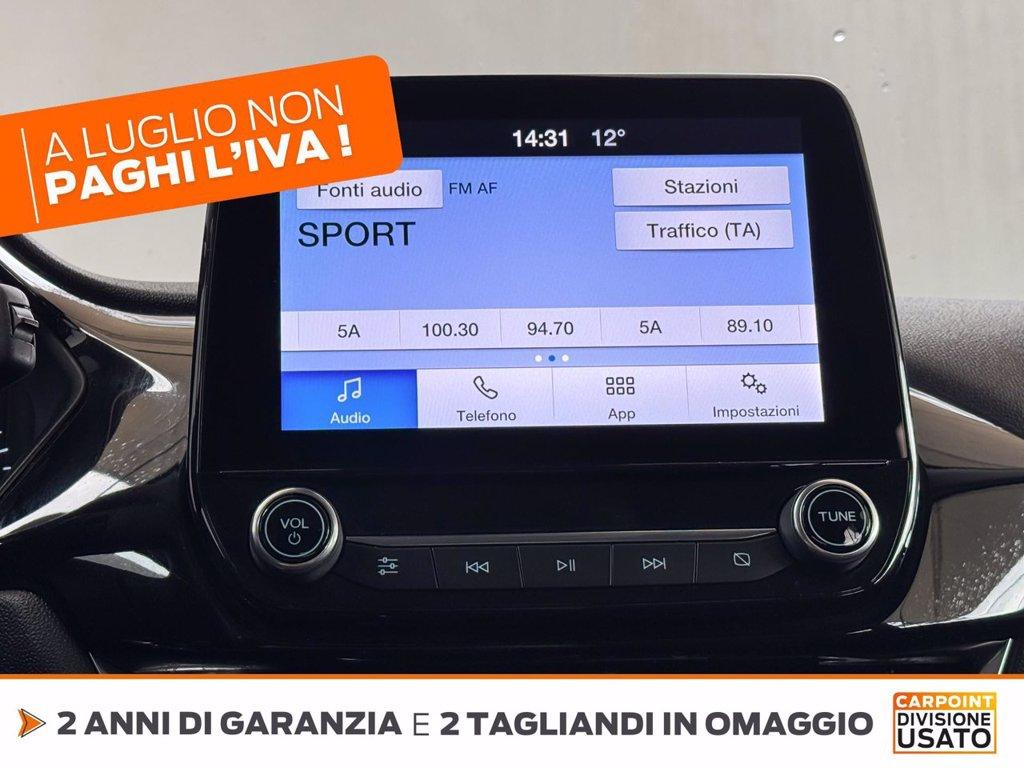 FORD Fiesta 5p 1.0 ecoboost h titanium 125cv del 2022