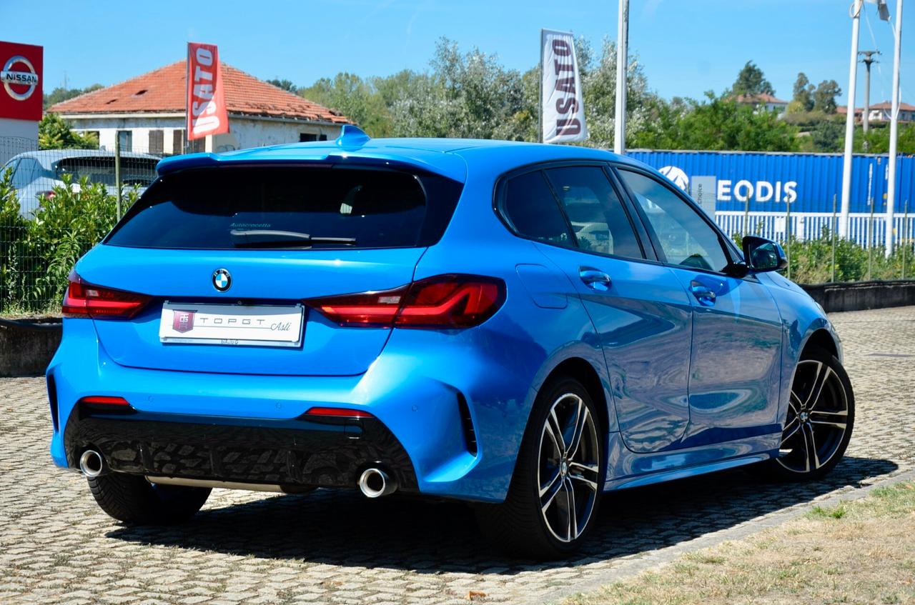 BMW 118d 2.0 MSPORT 150cv AUTO, UFF ITALIANA, SERVICE BMW, EURO 6D, FULL LED, SOUND SYSTEM, RETROCAMERA, PERMUTE